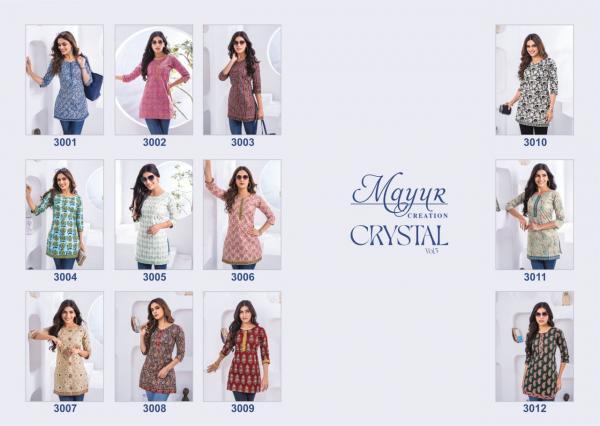 Mayur Crystal Vol 3 Fancy Printed Cotton Top Collection